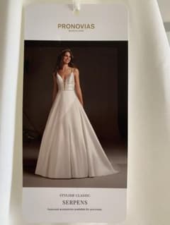 新品未使用】 Pronovias SERPENS ウェディングドレス - メルカリ