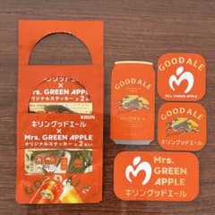 KIRIN × Mrs. GREEN APPLE ステッカー4枚セット① - メルカリ