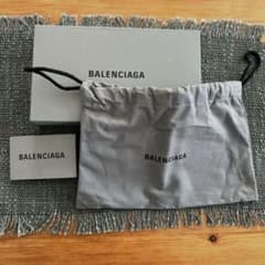 BALENCIAGA ギフトボックス バレンシアガ 扇子 ひも 縄 祝儀袋 BALENCIAGA 】ギフトボックスと収納袋セット - メルカリ