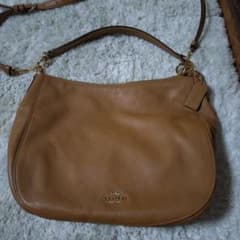 COACH ショルダーバッグ ブラウン レザーのサムネイル