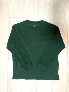 UNIQLO 長袖カットソー 150 ダークグリーンのサムネイル