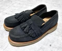 新品 イギリス製 ジョージコックス キルト タッセル ローファー 