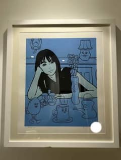 KYNE Untitled（Blue）ED100 額装 直筆サイン入 KYNE Untitled（Blue）ED100 額装 直筆サイン入 - メルカリ