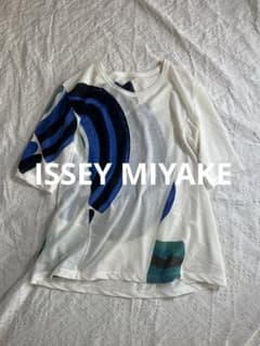 イッセイミヤケ【ISSEY MIYAKE】滲みプリントシャツ - メルカリ