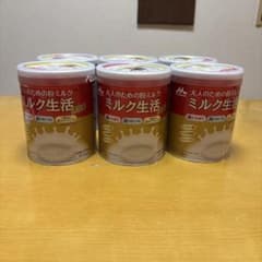 森永乳業 大人のための粉ミルク ミルク生活プラス300g 6缶セット