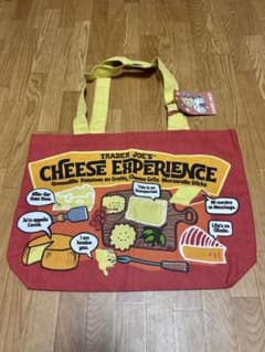 【新品未使用】TRADER JOE'S チーズ柄 エコバッグ トレジョ タグ付のサムネイル