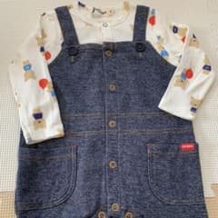 サロペット風ロンパース80のサムネイル