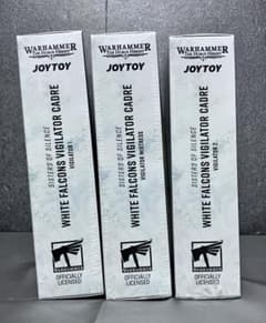 新品未開封 JOYTOY ウォーハンマー 金鎧 全3体セット ホワイト