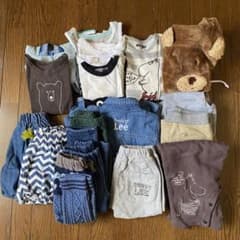 男の子８０サイズ衣類１８点まとめ売りのサムネイル