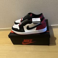 Nike air jordan 1 low OG BLACK TOE 27cmのサムネイル