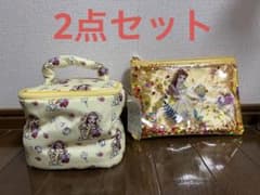 [2 점 세트] 벨 미녀와 야수 파우치 프린세스 디즈니 메이크업 파우치