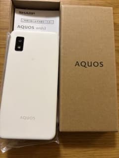✴︎新品未使用✴︎AQUOS wish3 SH-M25 ホワイト 本体SIMフリー