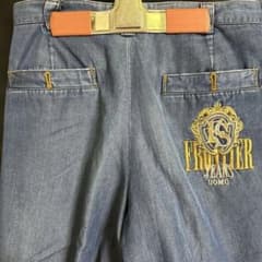 FRONTIER JEANS UOMO ストレートデニム 当時物 金刺繍のサムネイル