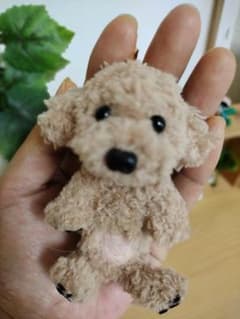 トイプードル ぬいぐるみ キーホルダー モールアート モール人形 手のり 犬のサムネイル