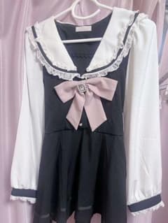 LIZ LISA セーラー襟セットアップ ブラックのサムネイル