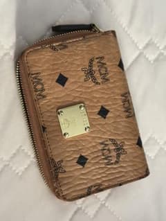 MCM ベージュレザー ポーチのサムネイル