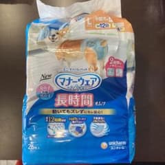ユニ・チャーム マナーウェア 高齢犬用 紙オムツ L 26枚のサムネイル