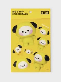 [CHIMMY]BT21REMOVABLE STICKERS BIG&TINY
