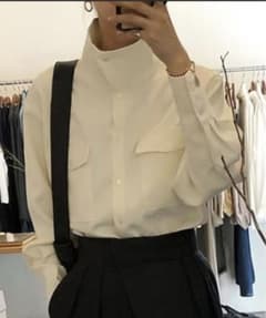 ハイネックデザインシャツのサムネイル