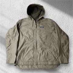 パタゴニア ラインドキャンバスフーディー Lサイズ 焚き火ジャケット