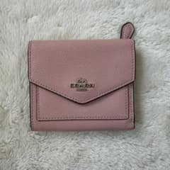 COACH 三つ折り財布 ピンクのサムネイル
