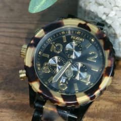 NIXON ニクソン 腕時計 42-20 CHRONO べっ甲 芸能人多数着用 - メルカリ