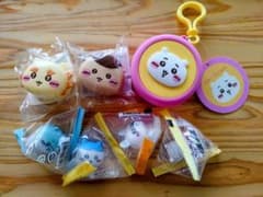 ちいかわ まんまるシリコンポーチ ＆ ミニフィギュア セット　クレーンゲーム景品のサムネイル