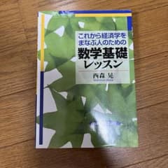 これから経済学をまなぶ人のための数学基礎レッスン　西森晃のサムネイル