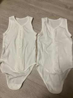 ベビー ノースリーブ ロンパース 肌着 2枚セットのサムネイル