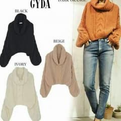 GYDA ボリュームスリーブタートルニットのサムネイル