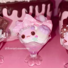 萌えきゅんᗪᗴᒪᑌ᙭ᗴぱふぇキーホルダー♥ 平成女児 量産型 地雷系 パフェのサムネイル