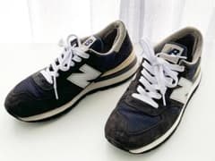 【専用】NEW BALANCE M990N ネイビー US8.0 USA製のサムネイル