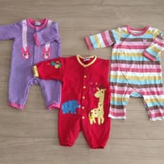 MIKIHOUSEロンパース　まとめ売り（70）のサムネイル