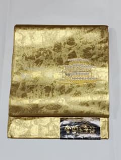 西陣織正絹袋帯・純金箔100％使用・金閣寺のサムネイル