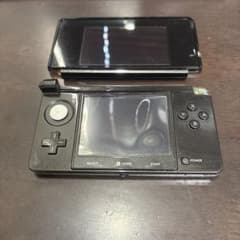 ジャンク品 上下破断 Nintendo 3DS 本体 ブラックのサムネイル