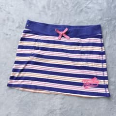 TommyHilfiger フレアスカート ミニ ボーダー 綿100 XS相当のサムネイル