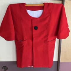 ジャンク品‼️着物　羽織　赤