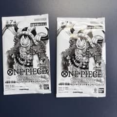 ワンピースカード世界最強の戦士 4周年プロモ 未開封2パックセットのサムネイル