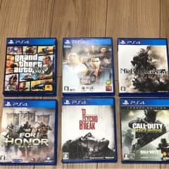 ps4  ソフトセット(バラ売り不可)のサムネイル