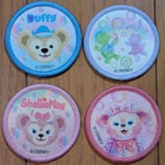 ふーちゃん様専用　ディズニーシーダッフィ&フレンズ20周年ワッペン　4個セットのサムネイル