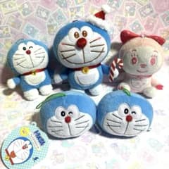 ドラえもん　ぬいぐるみ　マスコット　クリスマス　さくらドラミ　くるふわ　フェイス