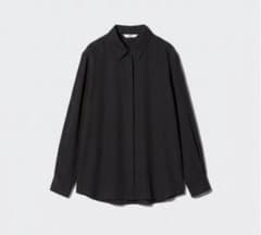 UNIQLO 長袖シャツ ブラックのサムネイル