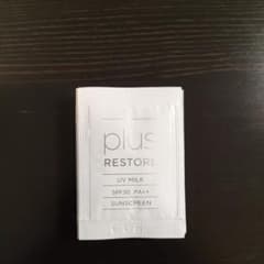 plus RESTORE UV MILK 1gサンプル　10枚のサムネイル