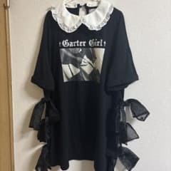 Ank Rouge 黒 半袖ミニワンピースのサムネイル