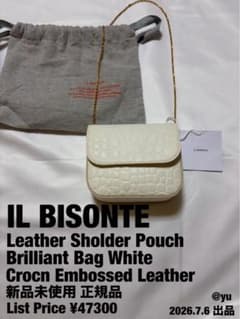 IL BISONTE イルビゾンテ ショルダーポーチ ブリリアントバッグ - メルカリ