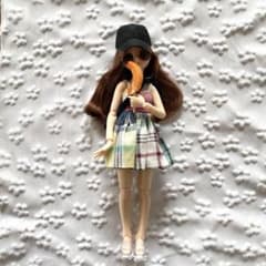 手縫い 22cmドール用 ハンドメイド キャミワンピのサムネイル