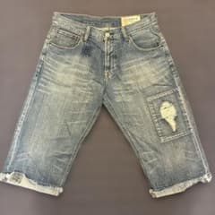 RUSH/HOUR デニム ハーフパンツ ダメージ加工のサムネイル