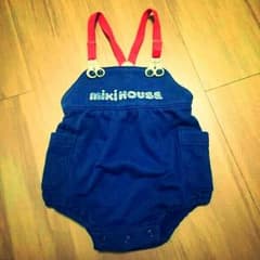 26.同梱120円▽ミキハウス80★サスペンダー付▽のサムネイル