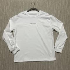 【新品】【誤購入】ホワイト ロゴ入り スウェット Lサイズのサムネイル
