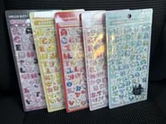 ボンボンドロップシール　サンリオ　文字　5枚セットのサムネイル